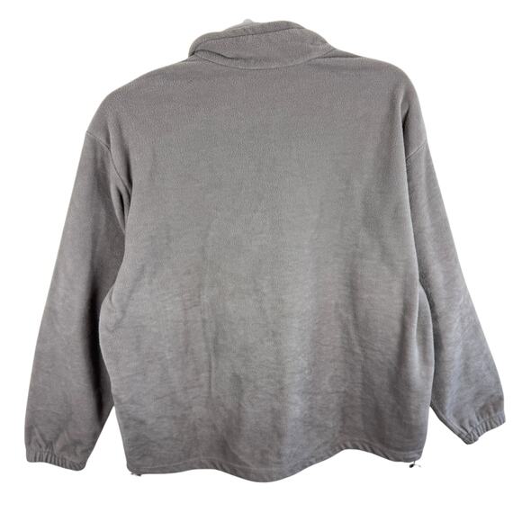 Columbia Tan Full Zip Mock Neck Fleece Jacket Zippered Pockets Men's Size XXL - Picture 2 of 7